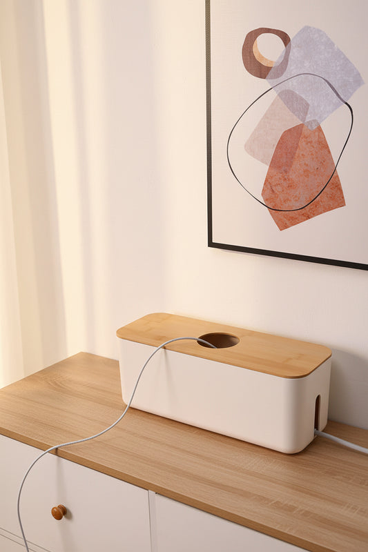 Concealed Cable Management Board – Clean Desk Organizer