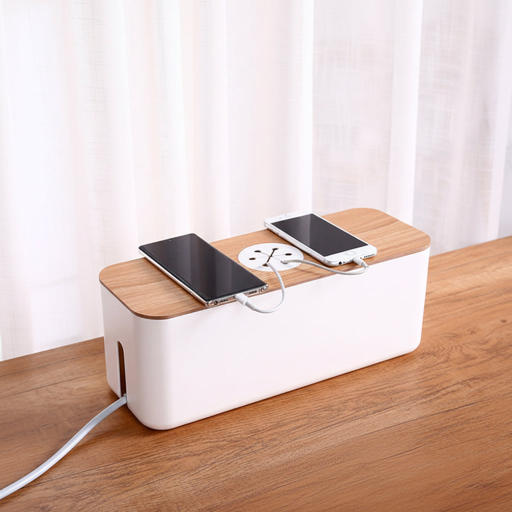 Concealed Cable Management Board – Clean Desk Organizer