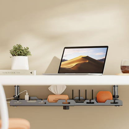 Under Desk Cable Management Rack – Hidden Wire Organizer
