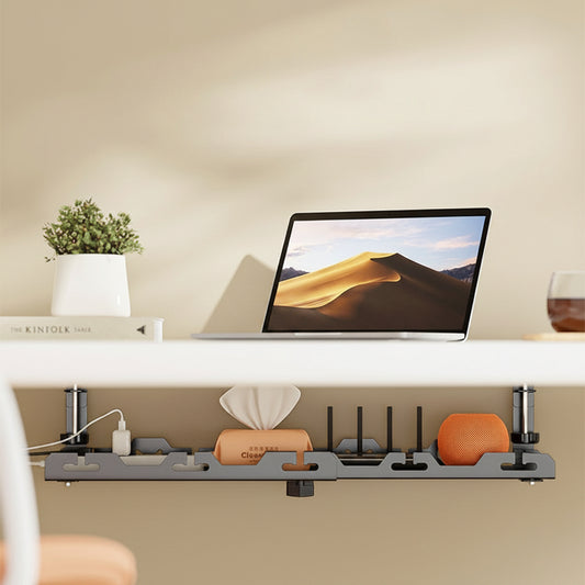 Under Desk Cable Management Rack – Hidden Wire Organizer
