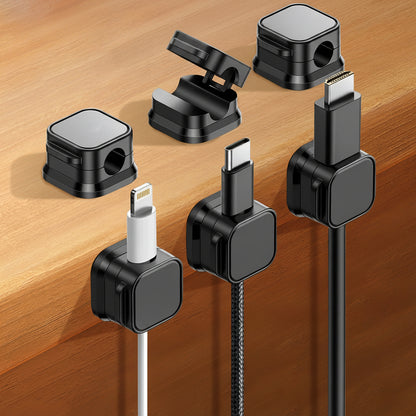 Magnetic Cable Organizer – No-Mess Desk Cable Holder