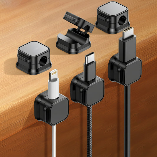 Magnetic Cable Organizer – No-Mess Desk Cable Holder